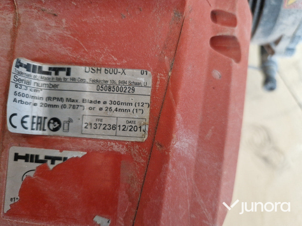 Stenkap Hilti DSH 600 X