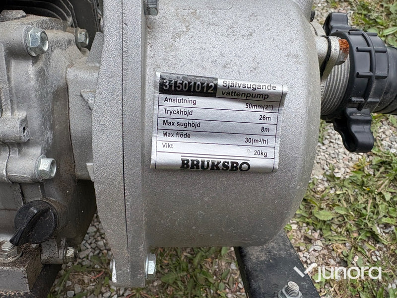 Vattenpump - Bruksbo, Självsugande