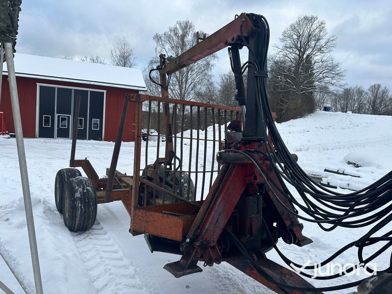 Skogsvagn - Gisebo, med kran