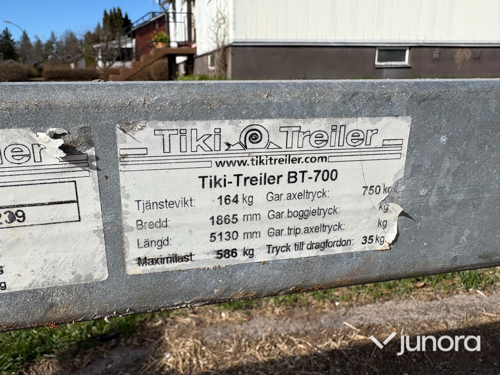 Båttrailer - Tiki-Treiler, BT700