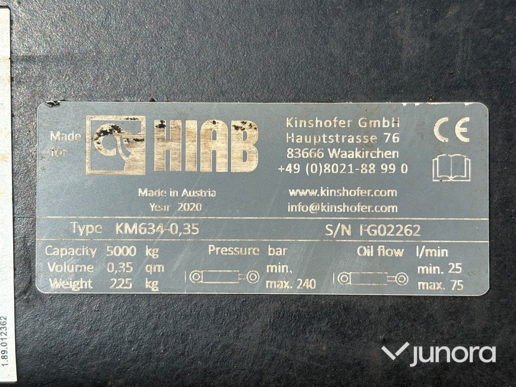 Timmergrip – HIAB/Kinshofer KM 634-0.35