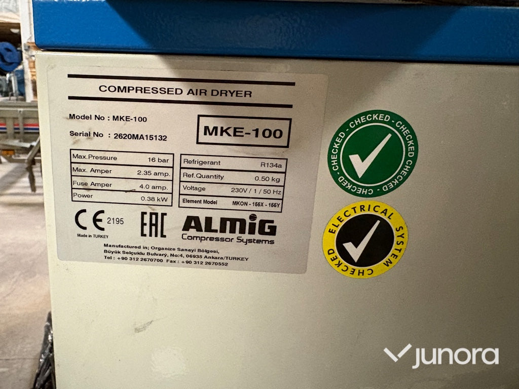 Tryckluftstork – ALMiG MKE-100