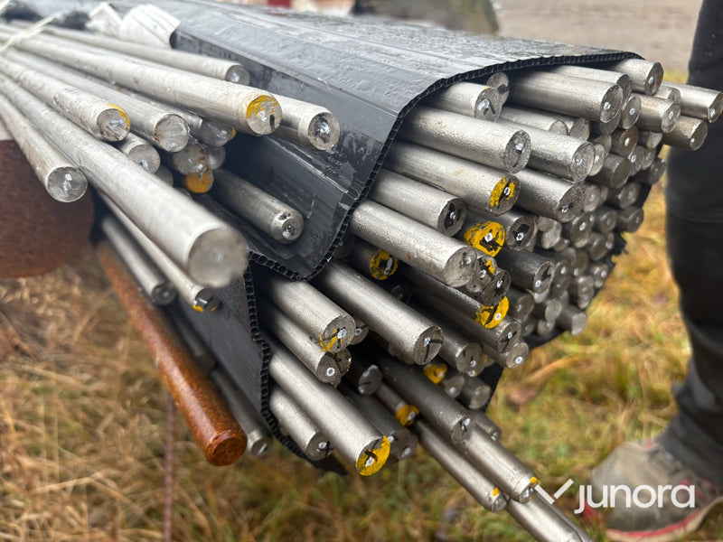 Rostfritt stål rundstång – EN 1.4305, Ø14 mm, ca 454 m