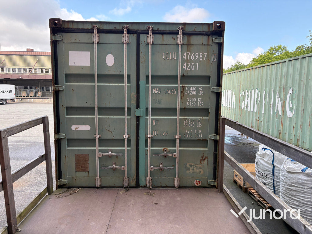 40 Fots Container Med ställning