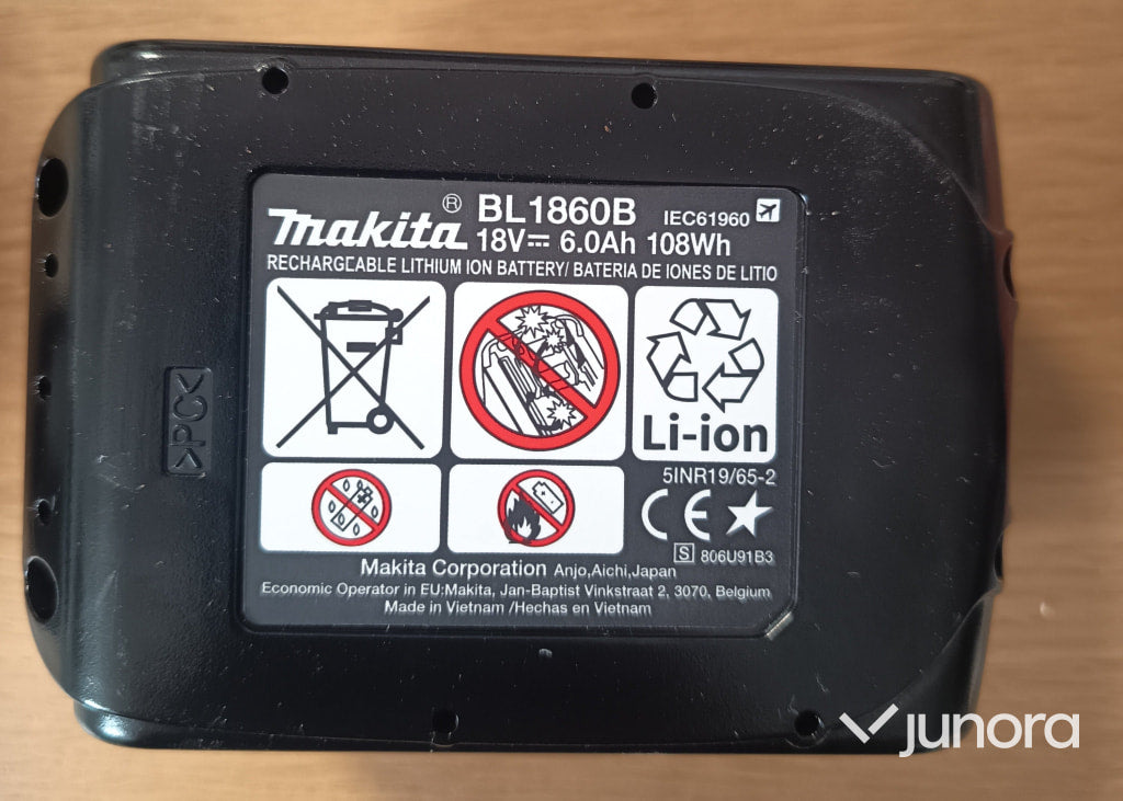 Batterier - Makita, 6ah (4st)