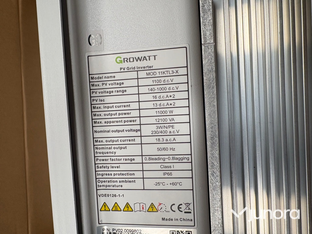 Växelriktare – Growatt MOD 11KTL3-X 11 kW