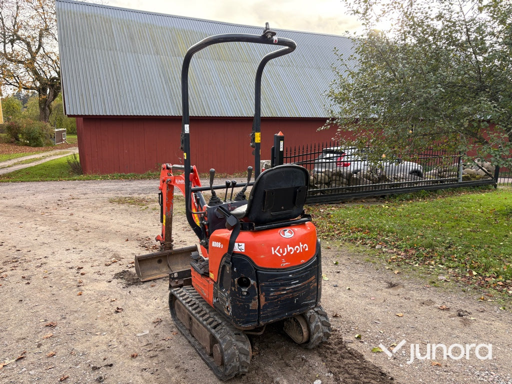 Minigrävare - Kubota, K008-3