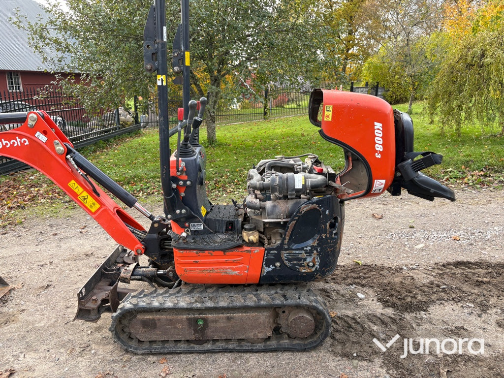 Minigrävare - Kubota, K008-3