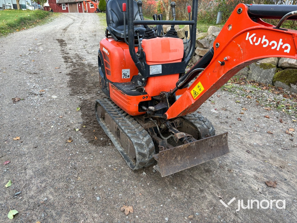 Minigrävare - Kubota, K008-3