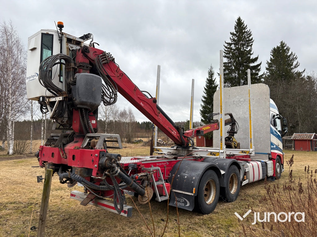Timmerbil med släp - Volvo, FH16