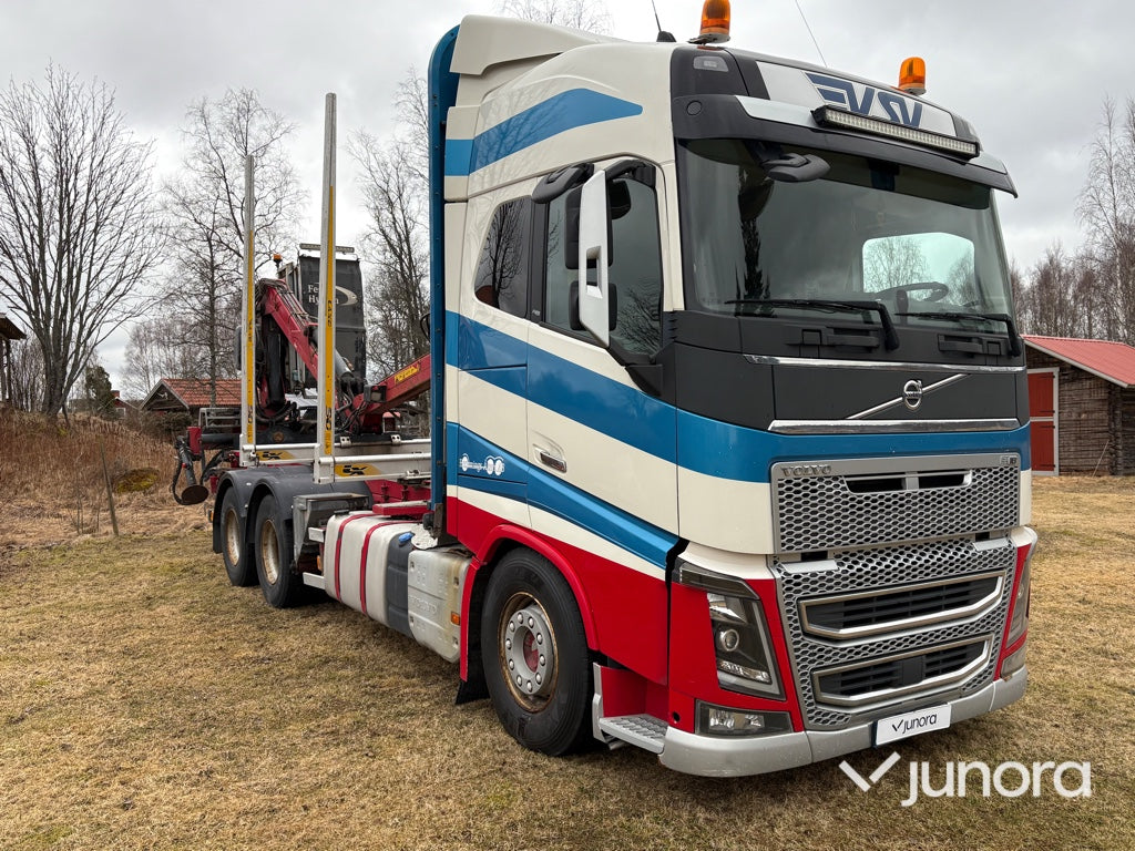 Timmerbil med släp - Volvo, FH16