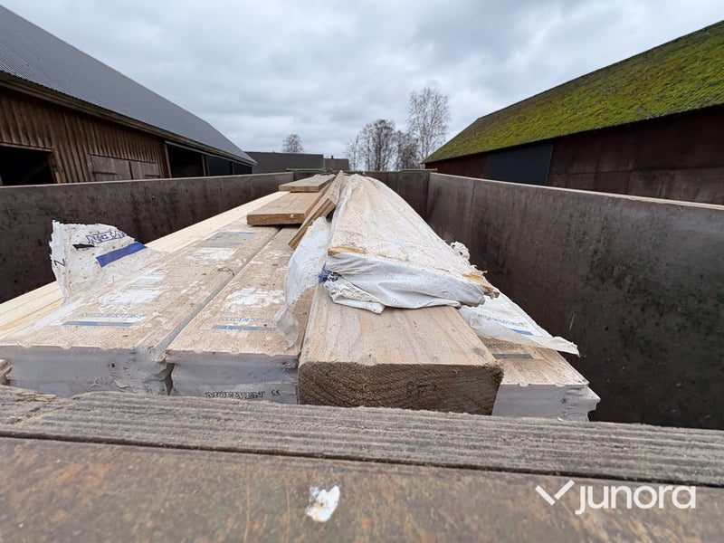 Potatiskärra – eldriven bottenmatta, hydraulisk baklucka