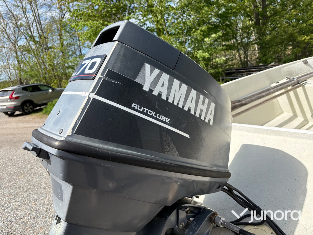 Styrpulpetbåt, Trailer - Med Yamaha, 70hk