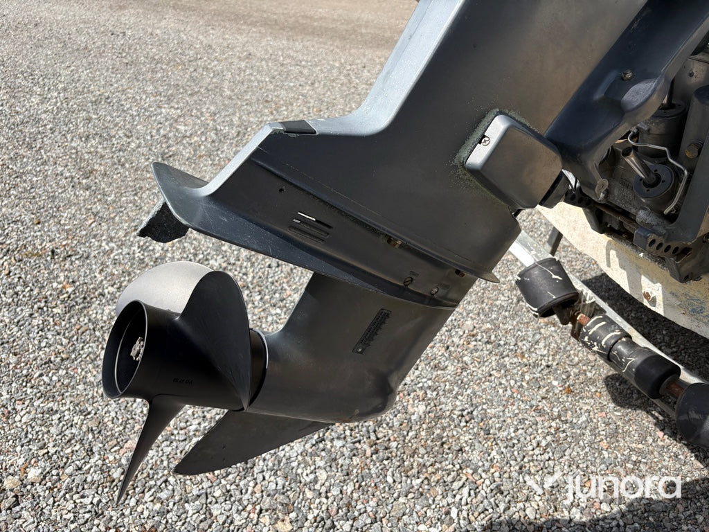 Styrpulpetbåt, Trailer - Med Yamaha, 70hk