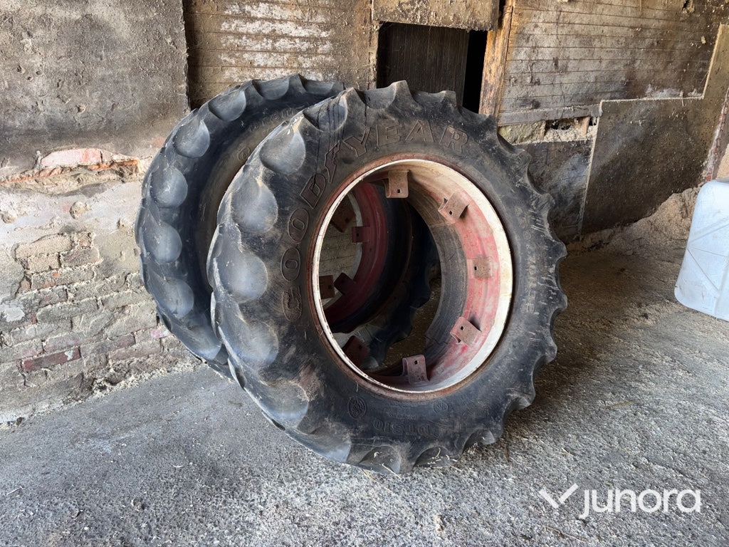 Dubbelmontage - Till traktor, Goodyear, 480/70R38