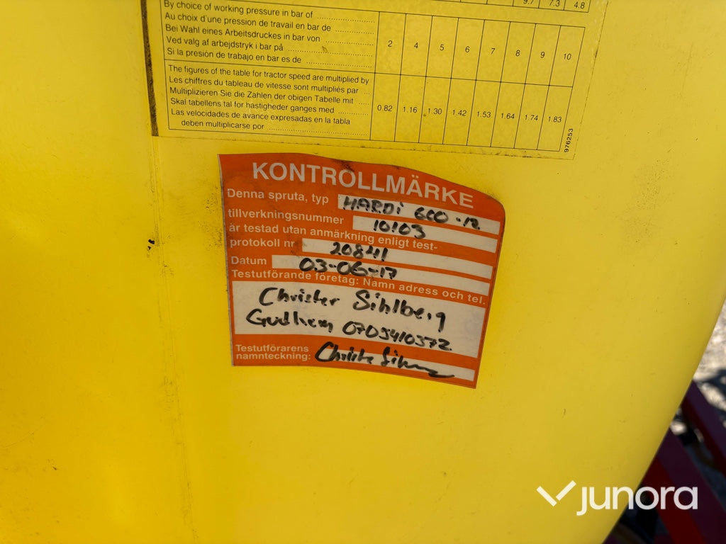 Växtskyddsspruta Hardi 1302