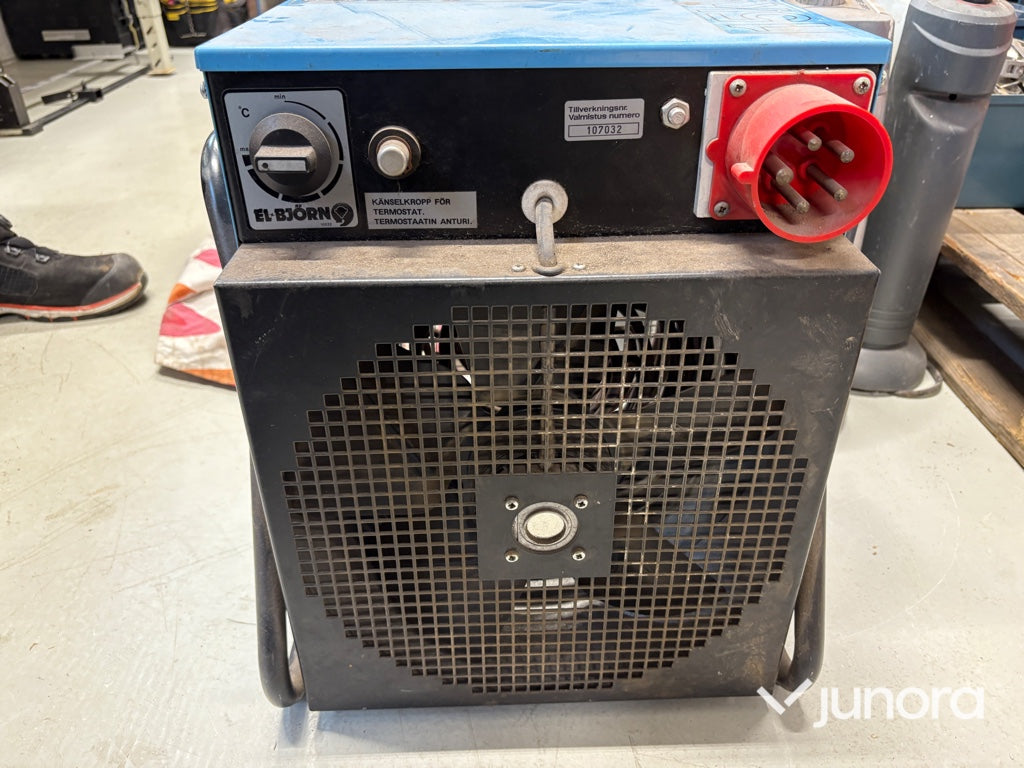 Elvärmefläkt + Element - 15 kW + 2kW