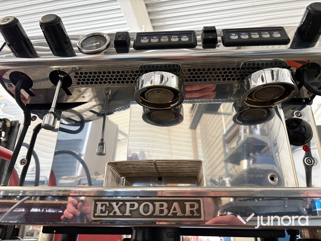 Espressomaskin med kaffekvarn - Expobar, 2-grupp