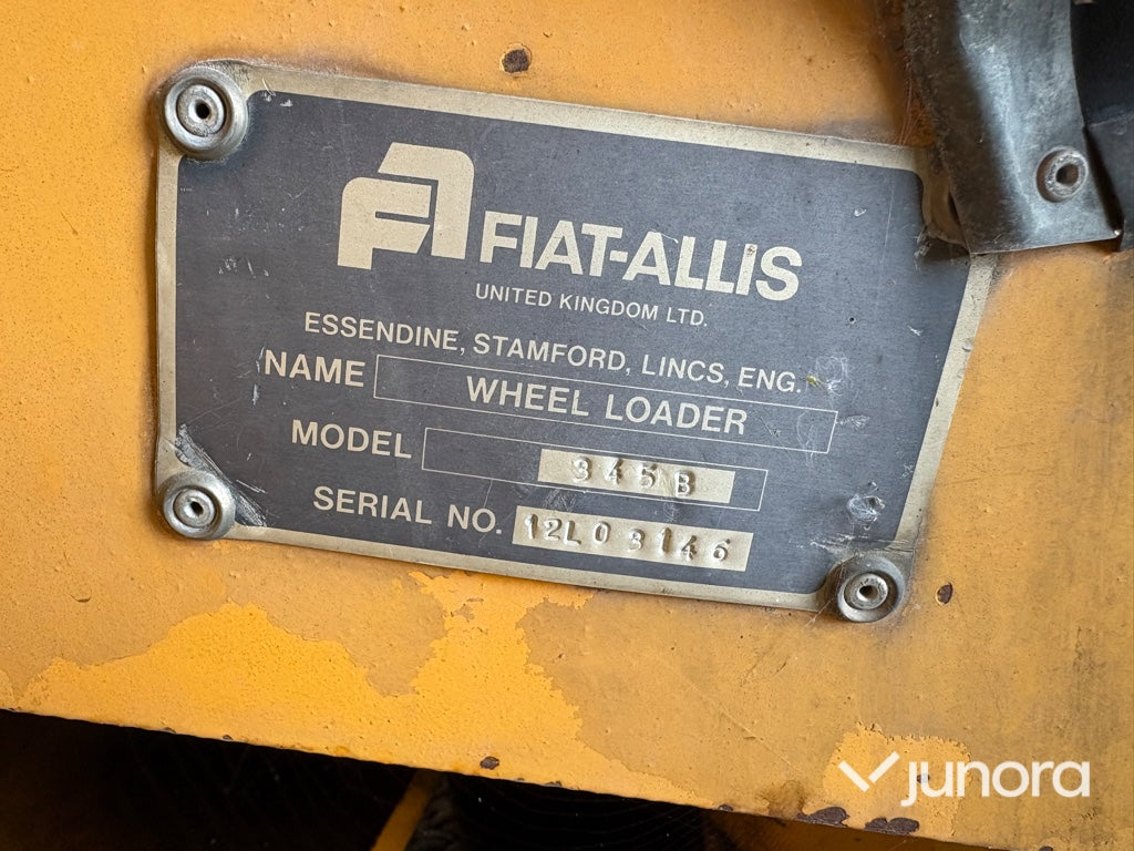 Hjullastare - Fiat-Allis, 345-B