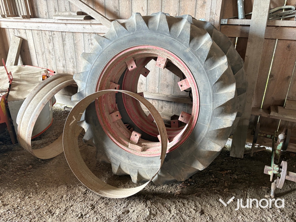 Dubbelmontage - Michelin, Bibagrip, 16.9-38