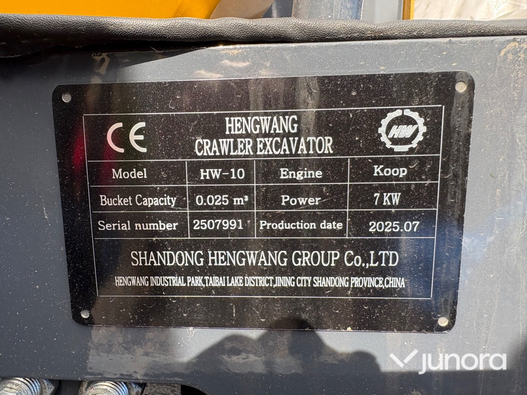 Minigrävare Hengwang HW-10