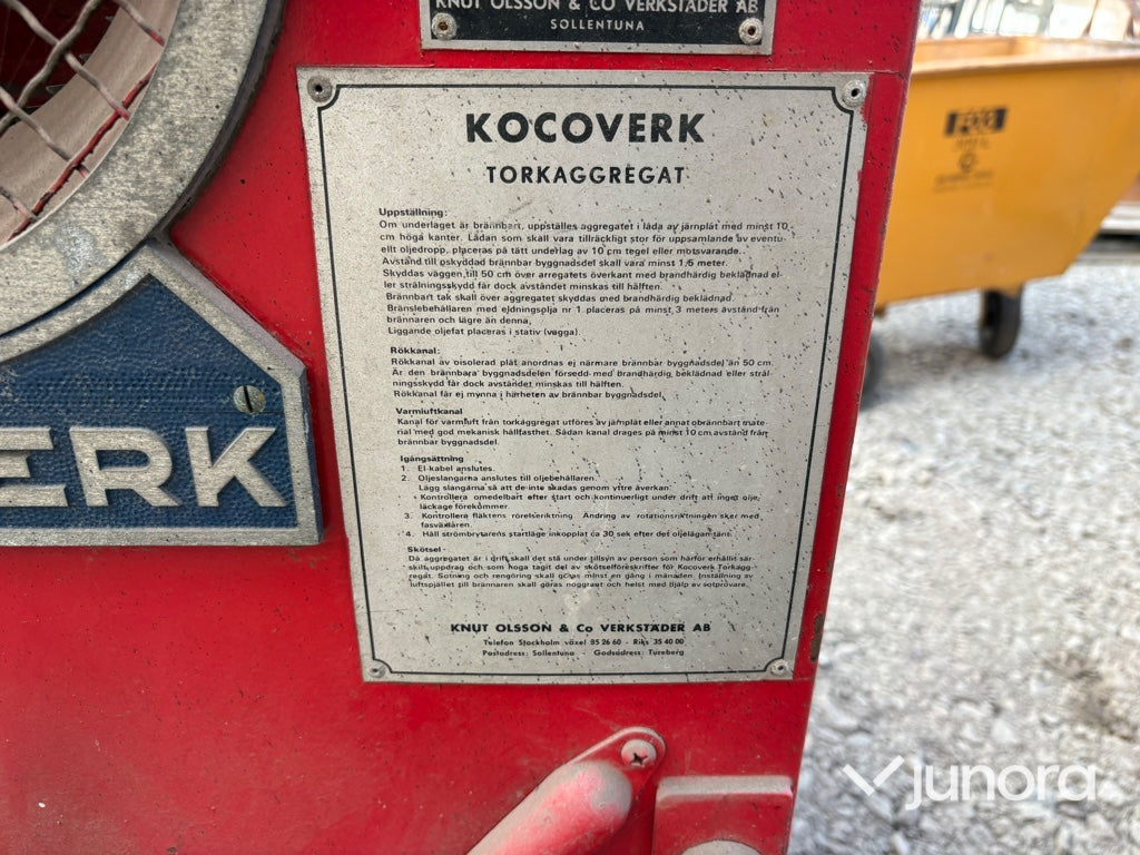 Torkaggregat Kocoverk VAP-80/TA-5