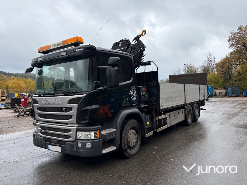 Kranbil - Scania P410, HiAB-kran
