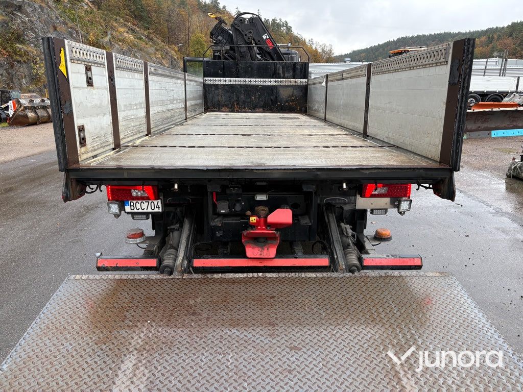Kranbil - Scania P410, HiAB-kran