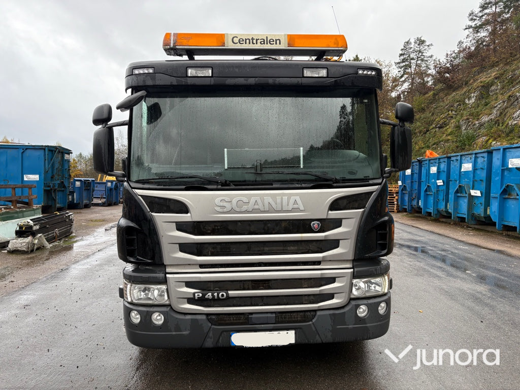 Kranbil - Scania P410, HiAB-kran