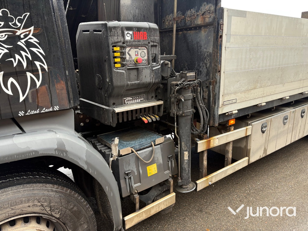 Kranbil - Scania P410, HiAB-kran
