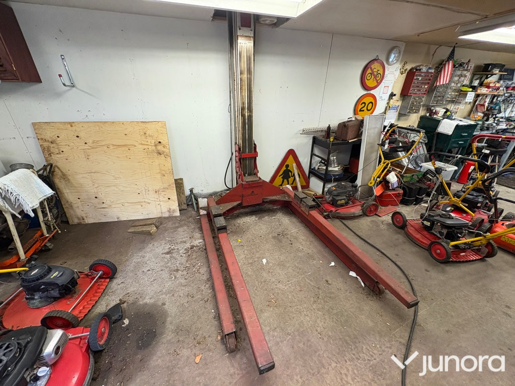 Enpelarlyft, flyttbar - 1,5 ton