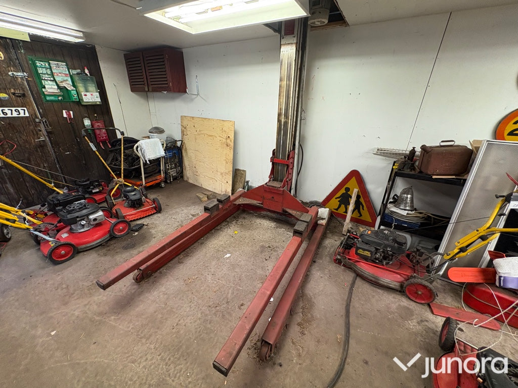 Enpelarlyft, flyttbar - 1,5 ton