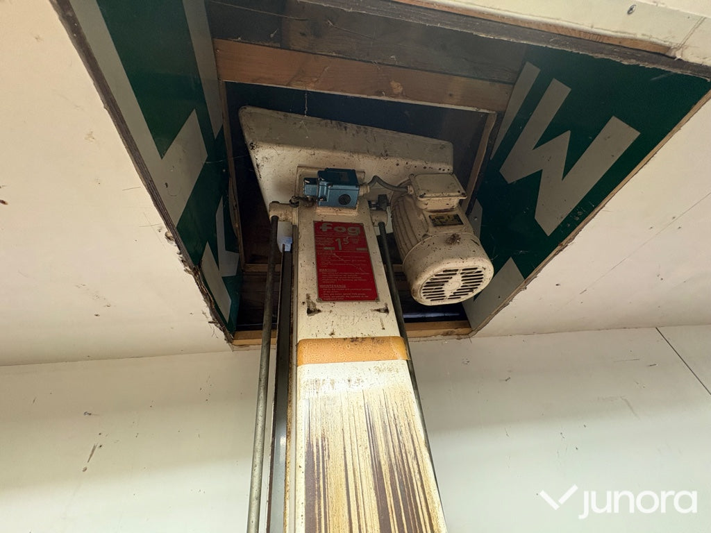 Enpelarlyft, flyttbar - 1,5 ton