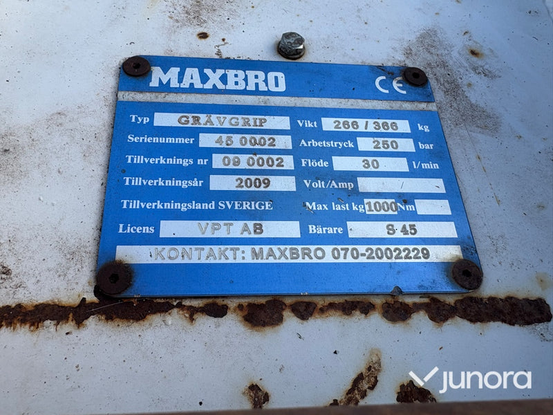 Hydraulisk Grip / Grävgrip - Maxbro