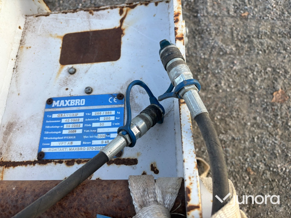 Grävgrip - Maxbro, Hydraulisk