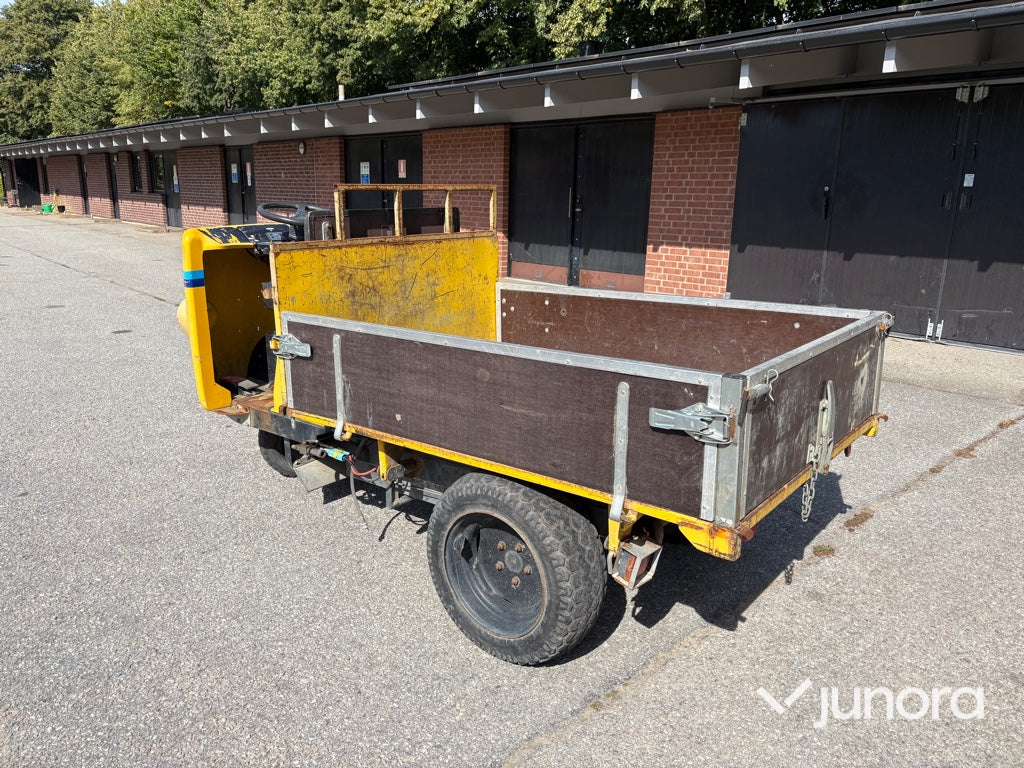 Eldriven flaktruck med trevägstipp – Alme TR10EL
