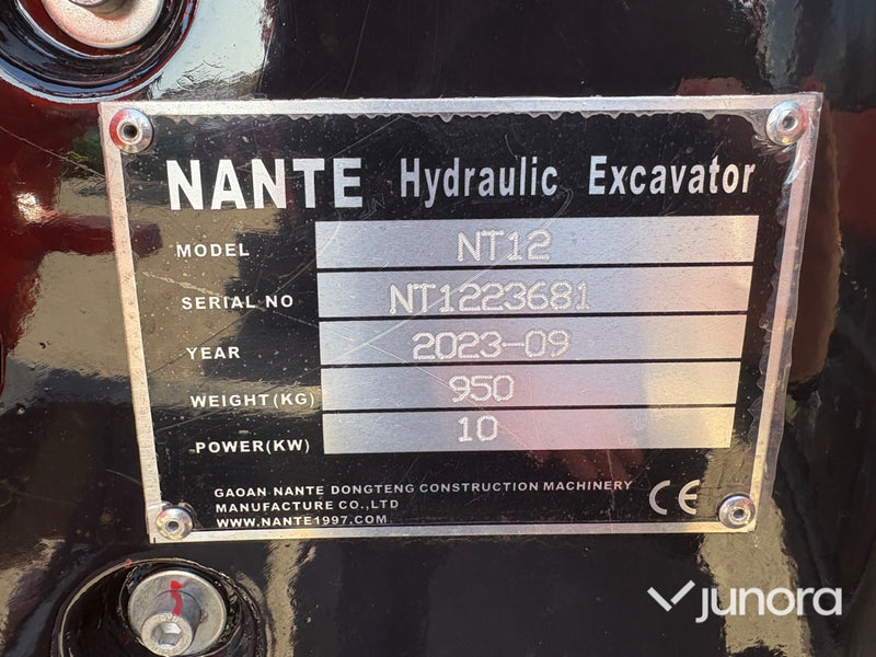 Minigrävare - Nante, NT-12