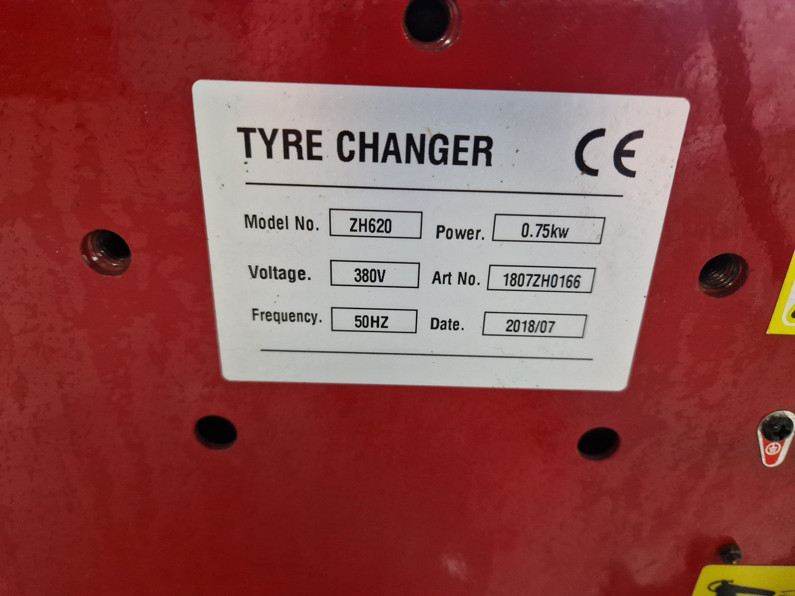 Däckmaskin - Tyre Changer, ZH620