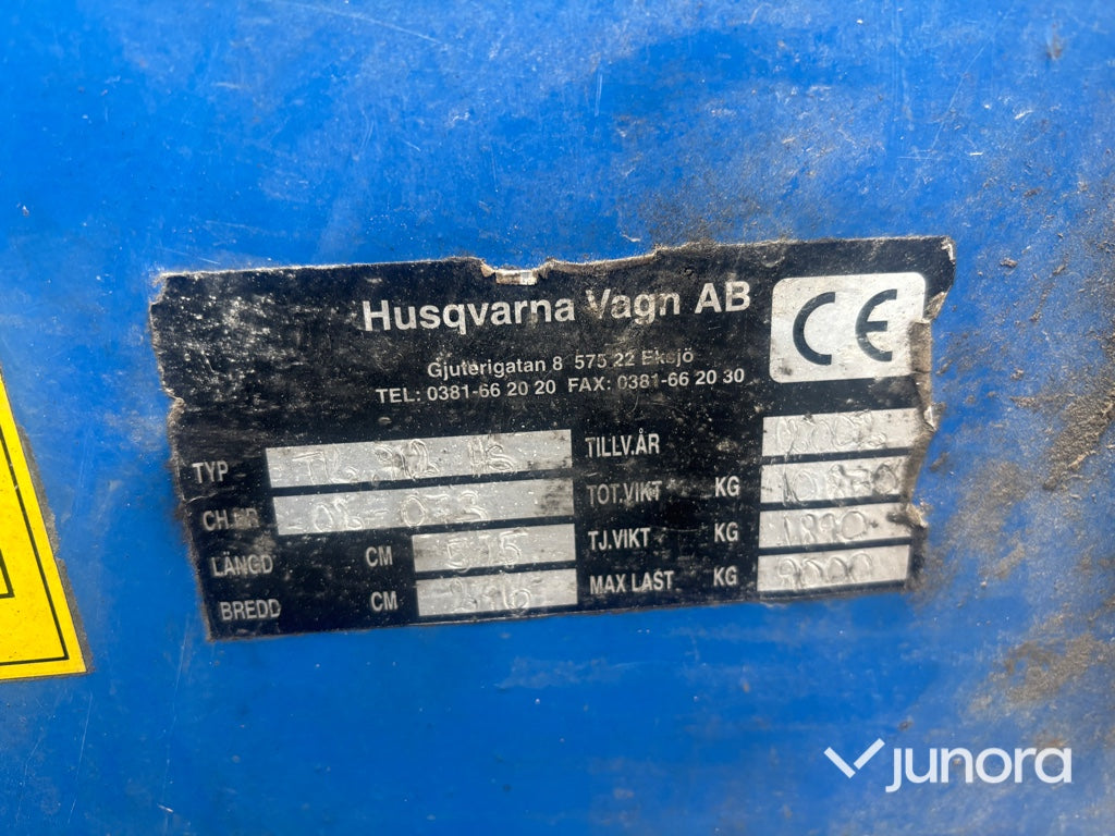 Spannmålsvagn - Husqvarna Vagn