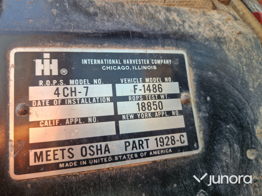 Veterantraktor - IH International 1486 4x4