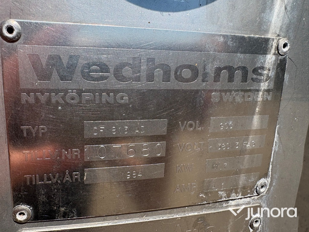 Kyltank – Wedholms DF 813 AD 900 liter