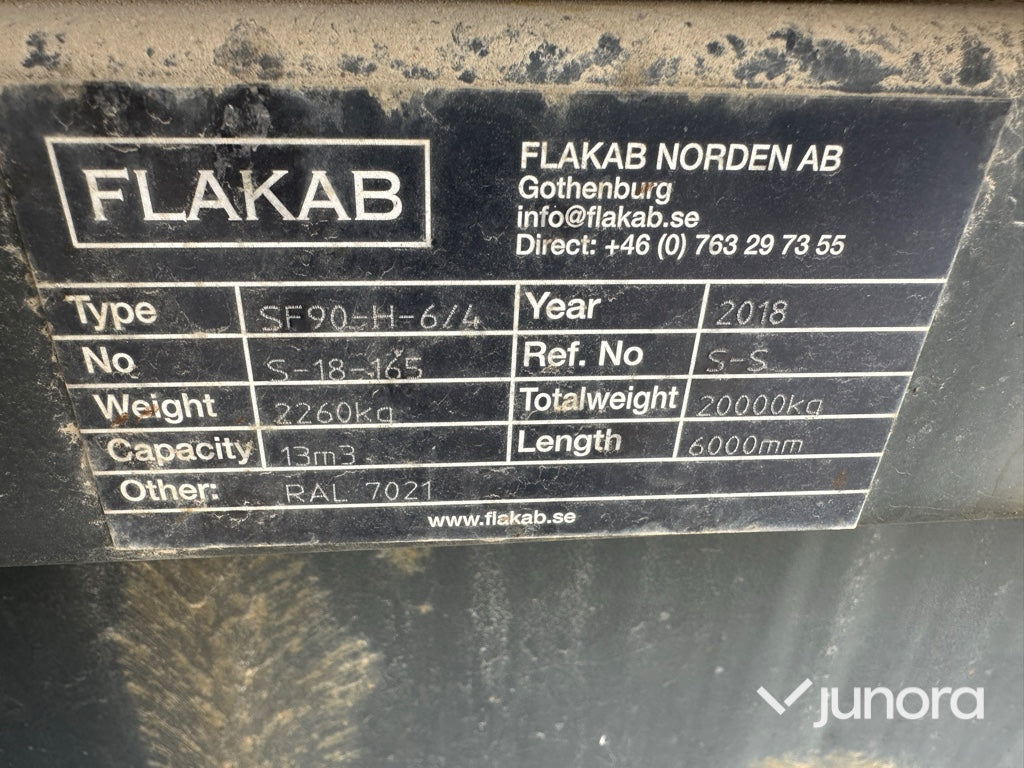 Schaktflak - Flakab, SF90-H-6/4