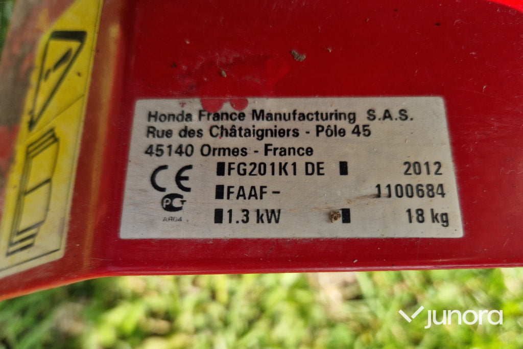 Jordfräs Honda FG201