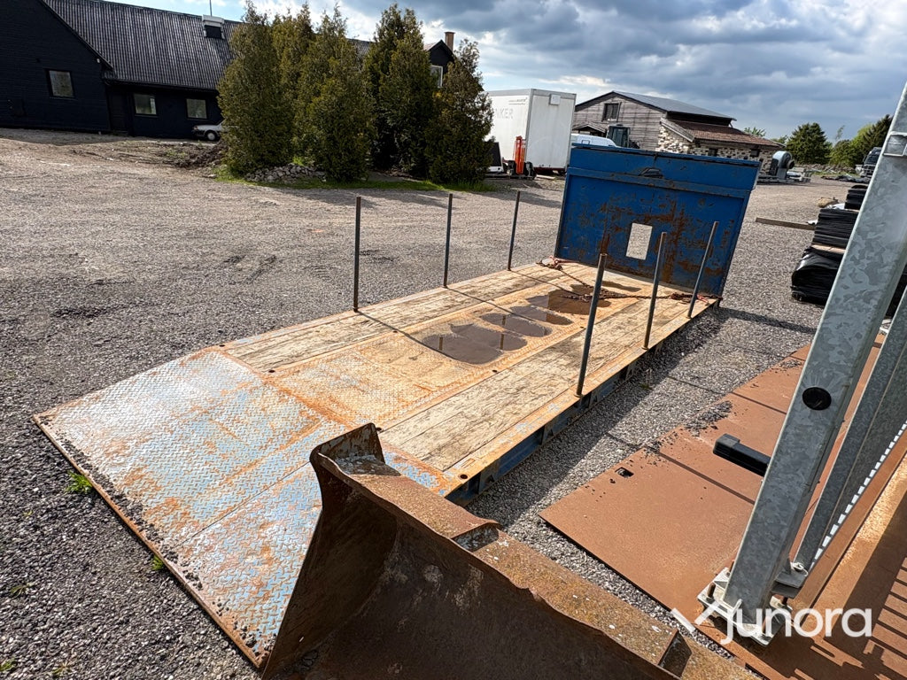 Maskinflak - Med ramp