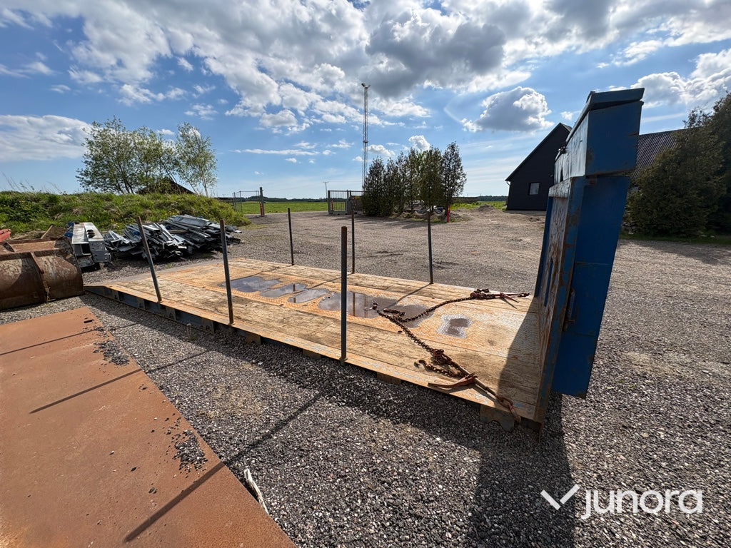 Maskinflak - Med ramp