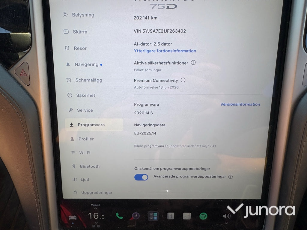 Personbil - Tesla, Model S 75D AWD