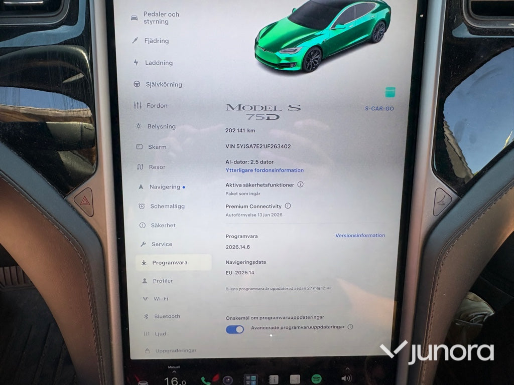 Personbil - Tesla, Model S 75D AWD
