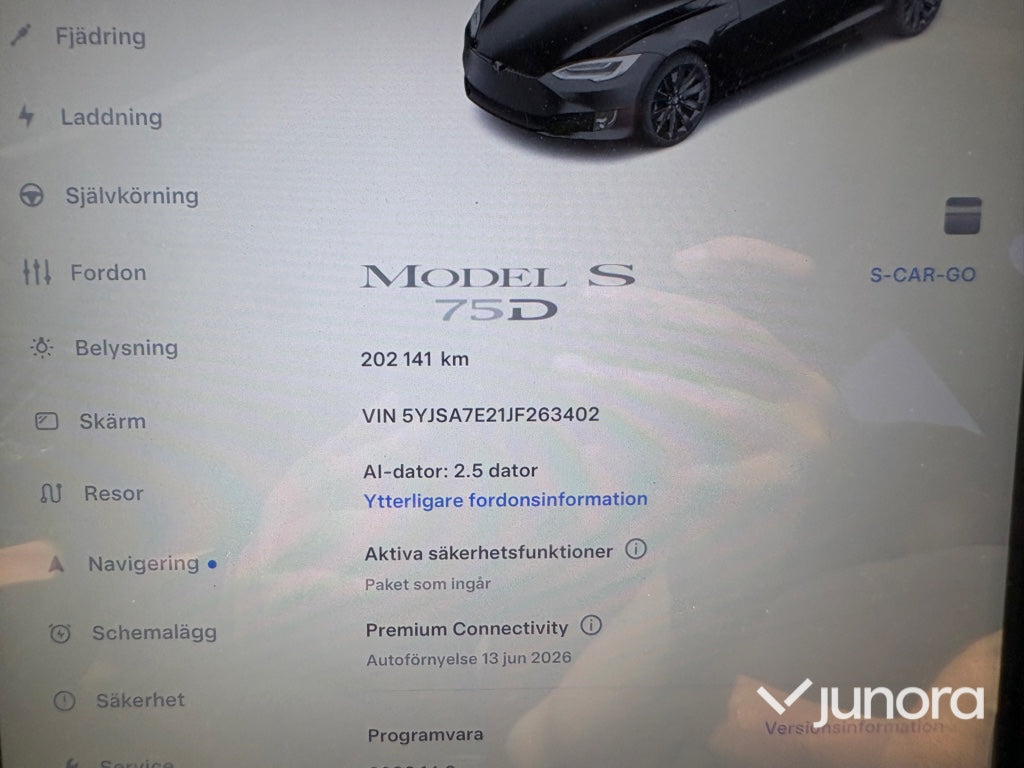 Personbil - Tesla, Model S 75D AWD
