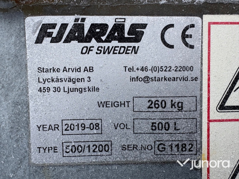 Sandspridare - Fjärås 500/1200