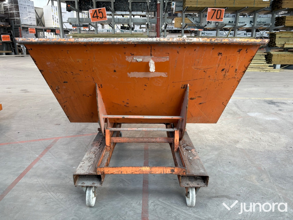 Tippcontainer - Bauer AK 100, 1 000 kg